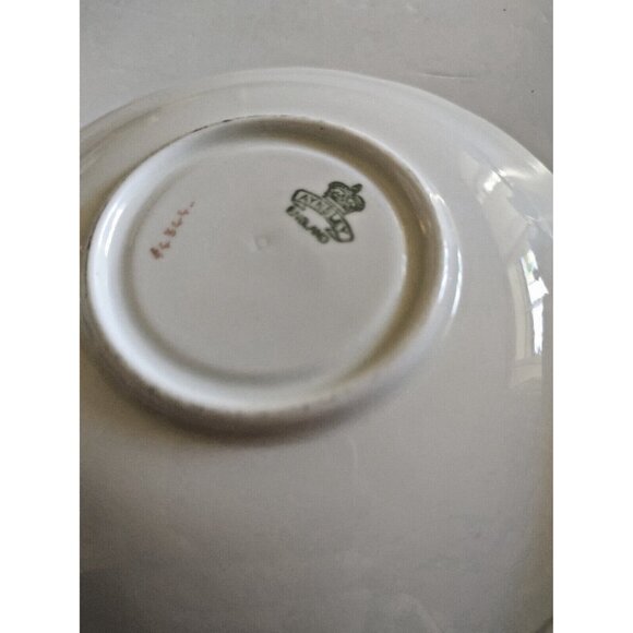 Vintage Aynsley Bone China Cup & Saucer Set Fruit Tree Pattern - England - Picture 10 of 14